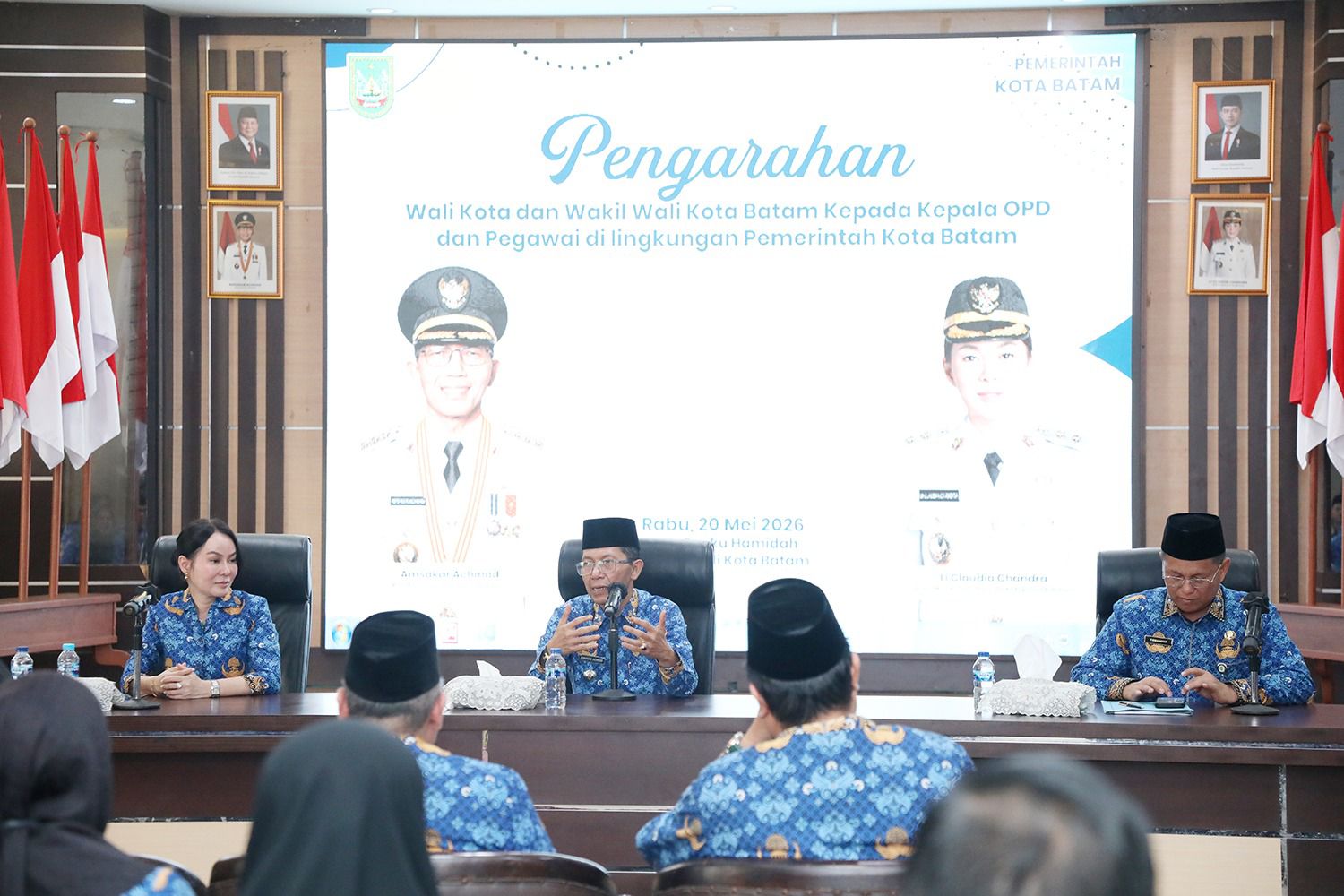 Amsakar Ingatkan ASN Batam Hindari Polarisasi, Li Claudia Jalankan Amanah Sebagai Plh Wali Kota