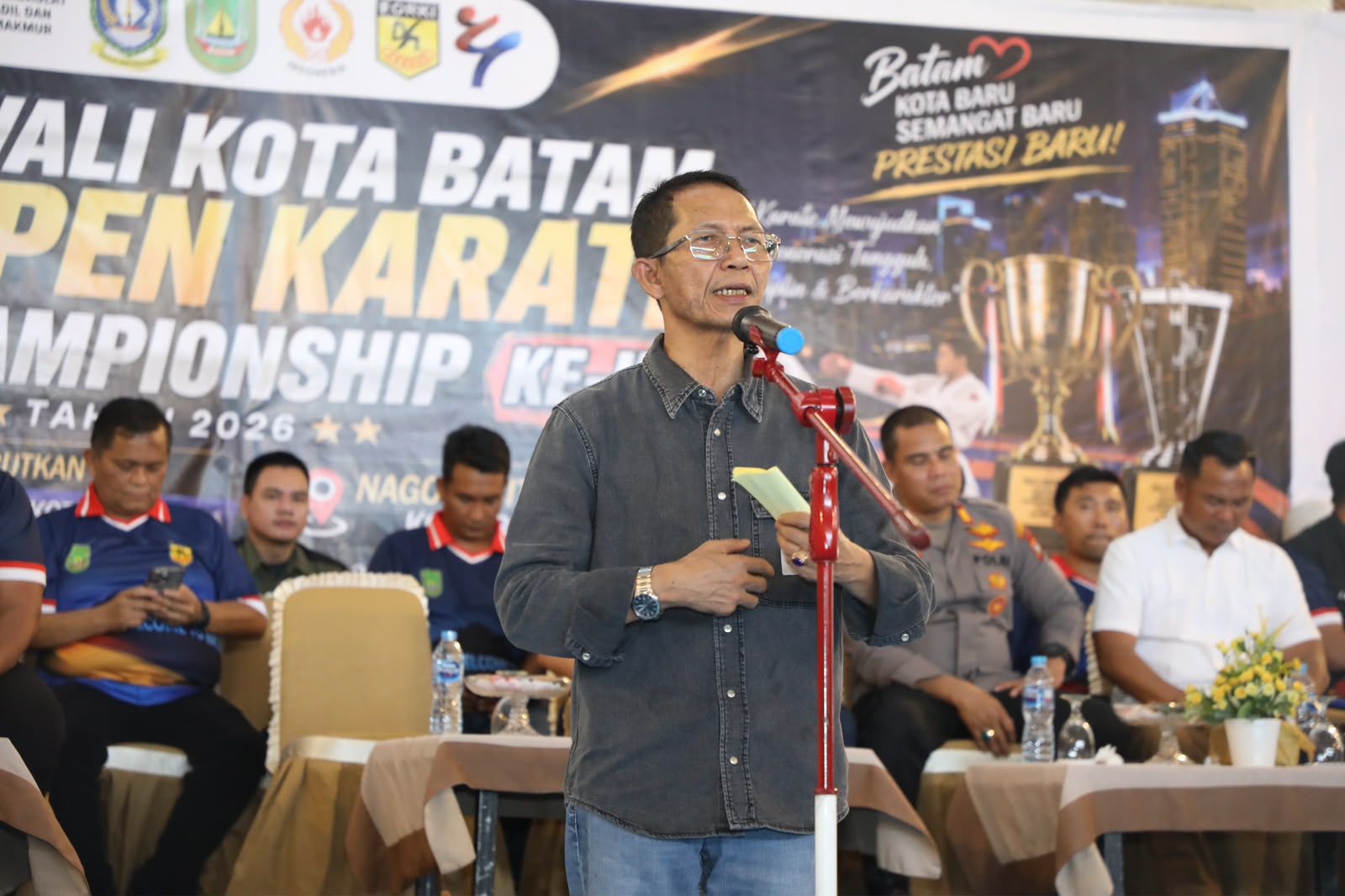 Wali Kota Batam Open Karate Championship II, Amsakar Dorong Pembinaan Atlet melalui Kompetisi Berkelanjutan