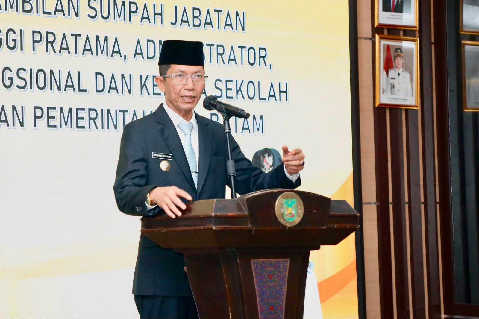 Pelantikan Pejabat Pemko Batam, Amsakar Tekankan Integritas dan Kinerja Melayani
