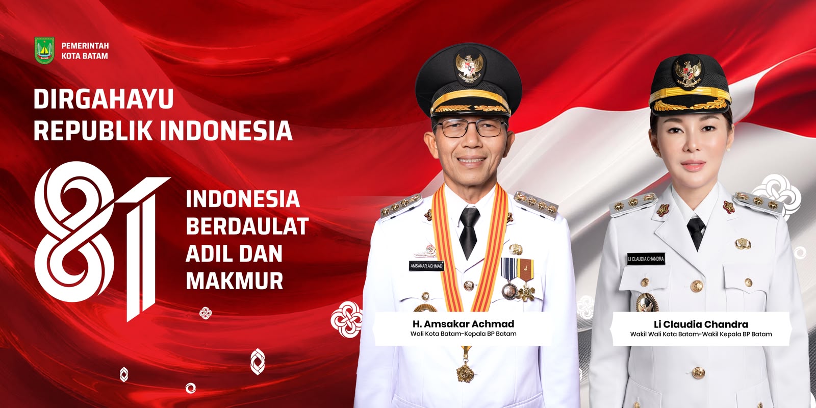Kado HUT ke-81 RI: Investasi Batam Tumbuh, Amsakar-Li Claudia Pastikan Lapangan Kerja Terus Bertambah