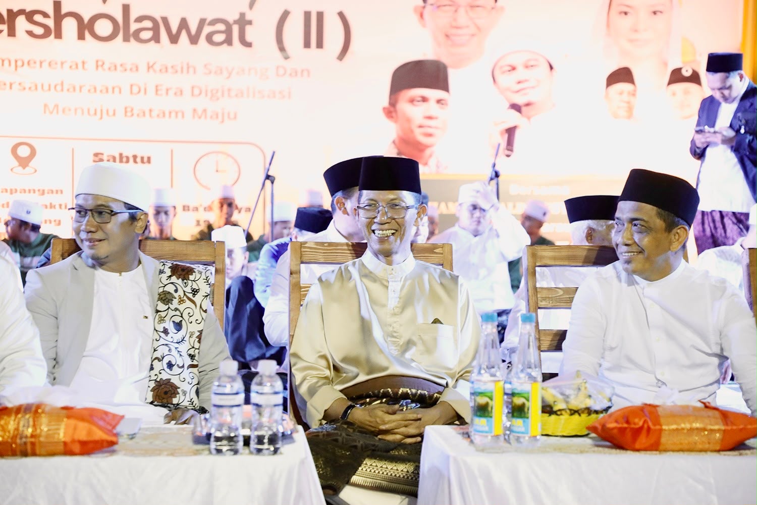 Belakang Padang Bershalawat Jilid 2, Amsakar Ajak Warga Teladani Akhlak Rasulullah